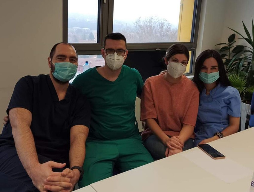 Kovačević sa kolegama u KC "Niš"