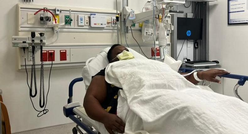 Catherine Kusasira is recovering after surgery