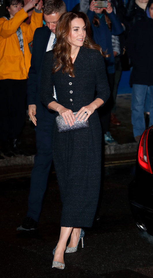 Kate Middleton i książę William na spektaklu w Noël Coward Theatre