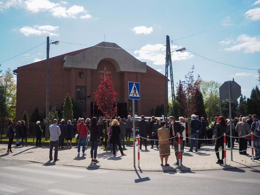 Pogrzeb Ewy Żarskiej w Piotrkowie Trybunalskim