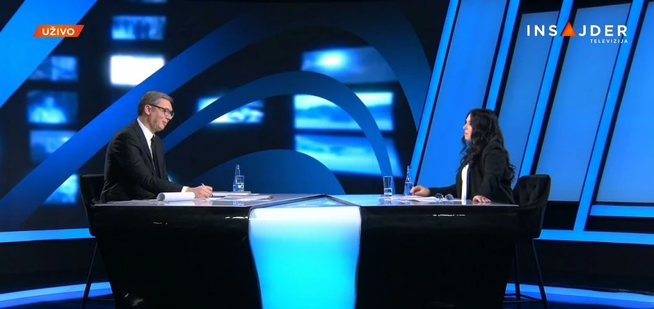 Aleksandar Vućić u Insajderu
