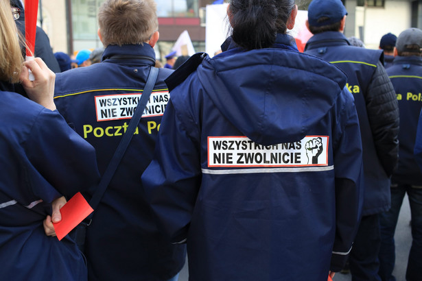 Ogólnopolski protest pracowników Poczty Polskiej w 2017 roku