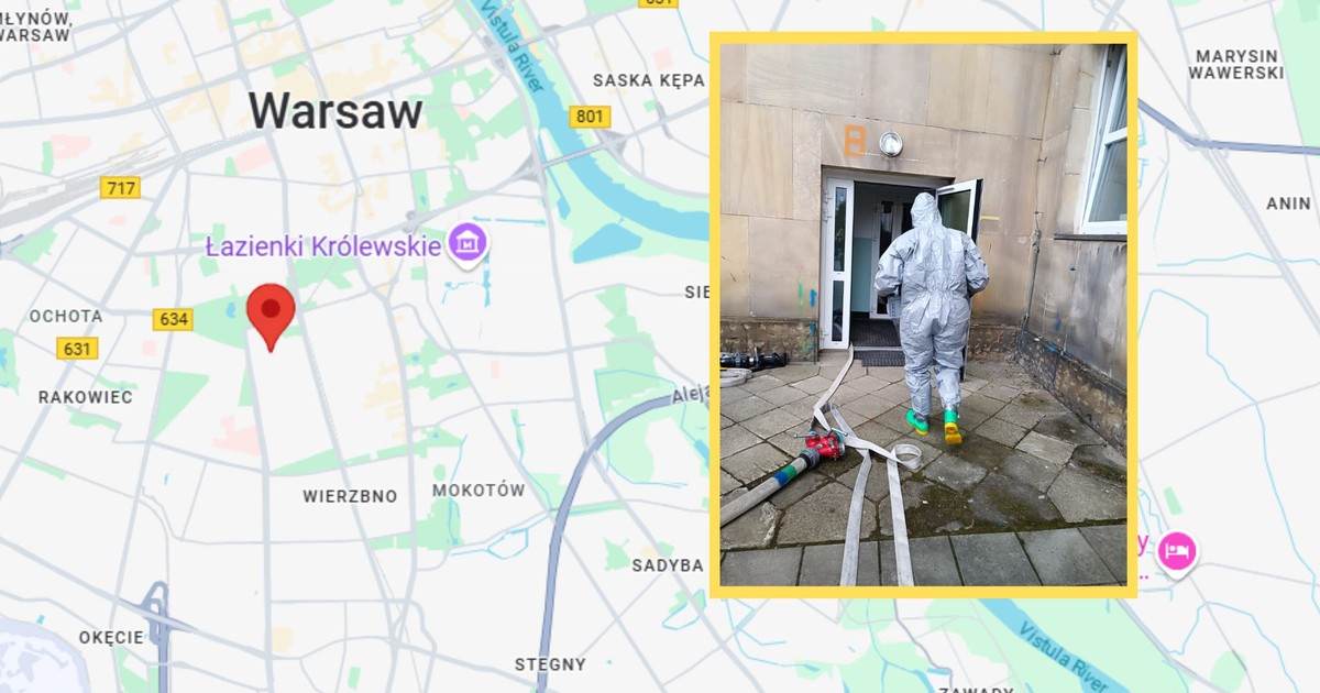 "Temperatura przekraczała 300 st. C." Szkoła w Warszawie ewakuowana