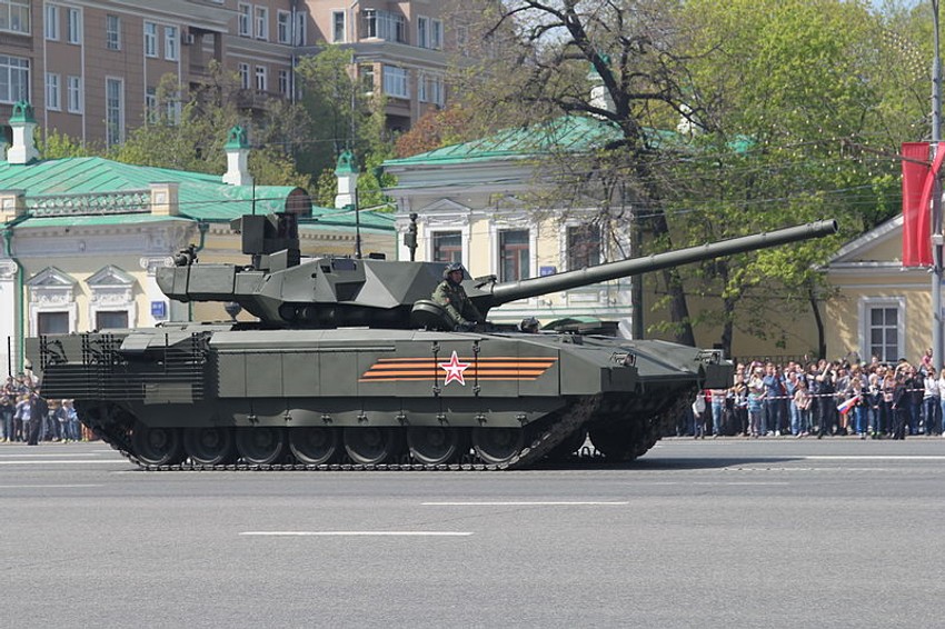 Т-14 Armata na paradi prilikom Dana pobede