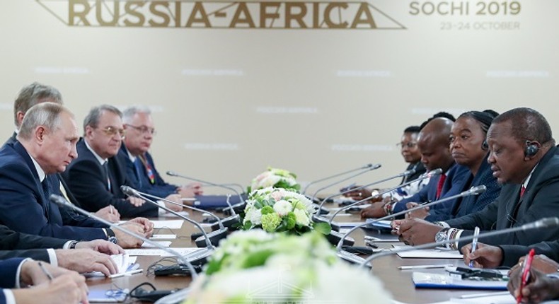 Presidents Uhuru Kenyatta, Vladimir Putin form Russia-Kenya business council during Sochi meet