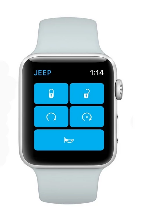 W zegarkach będzie można korzystać z aplikacji Jeep. Przyda się do sprawowania kontroli rodzicielskiej