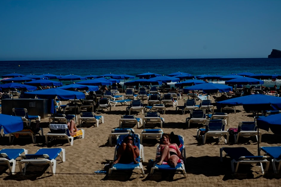 Toplotni talas u Španiji - Benidorm