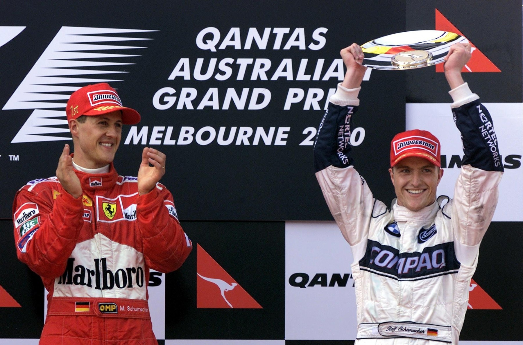 Michael Schumacher s bratom Ralfom. 