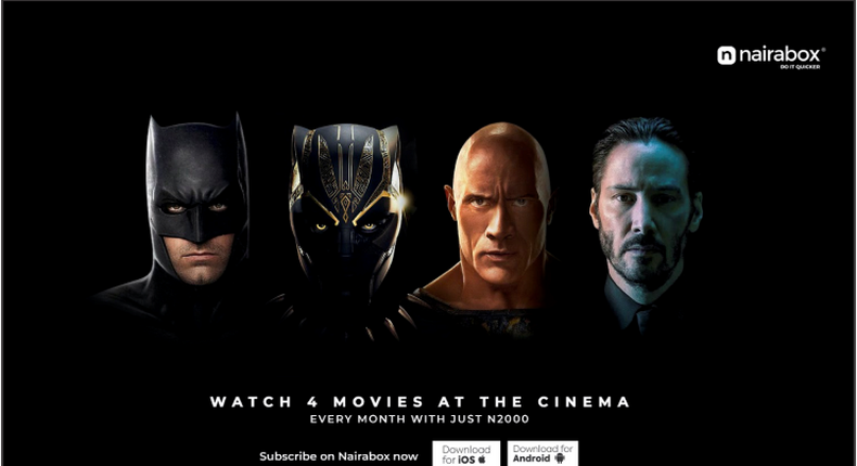 Nairabox announces brand ambassador and all access movies subscription on its app