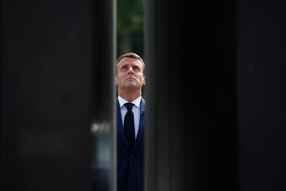 Prezydent Francji Emmanuel Macron