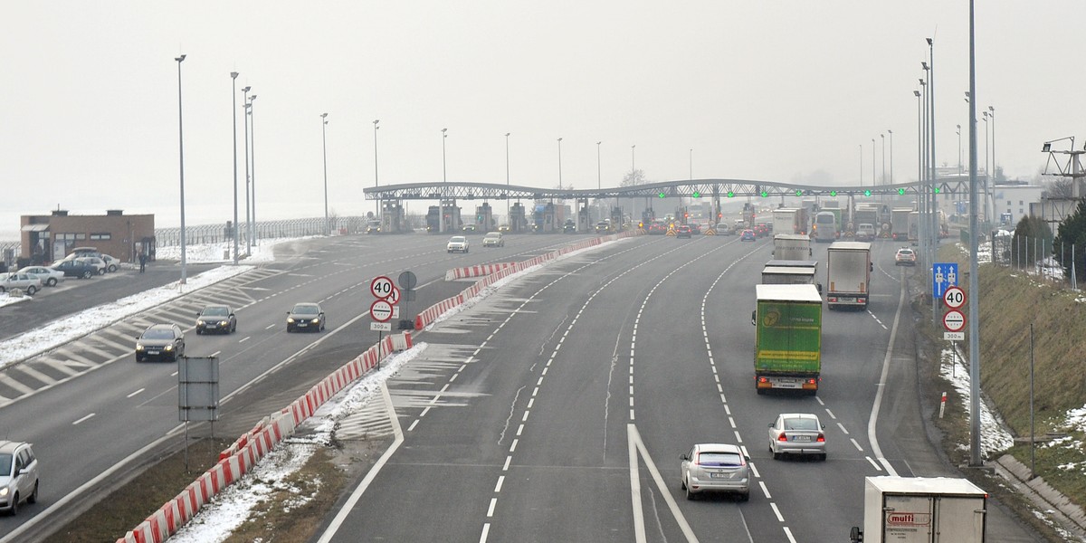 Bramki na autostradzie A4