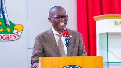 Lagos State Governor, Babajide Sanwo-Olu. [Twitter:@jidesanwoolu]