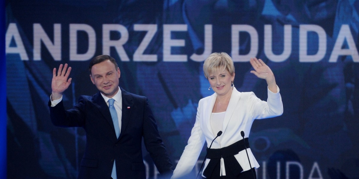 Agata Kornhauser-Duda i Andrzej Duda