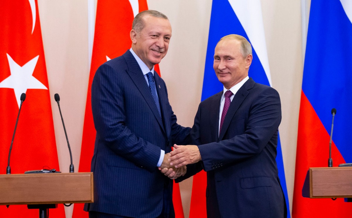 Władimir Putin i Tayyip Recep Erdogan