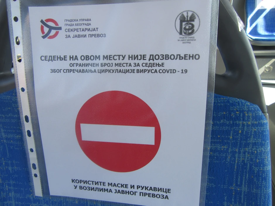 Nema sedenja na svim mestima