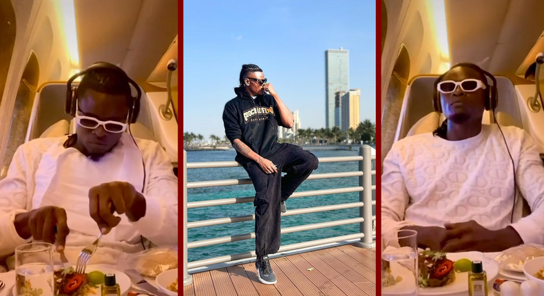 Pallaso soars above controversy in a luxurious first-class cubicle