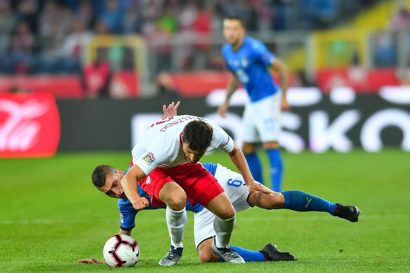 Polska - Wochy 0:1 w Lidze Narodów