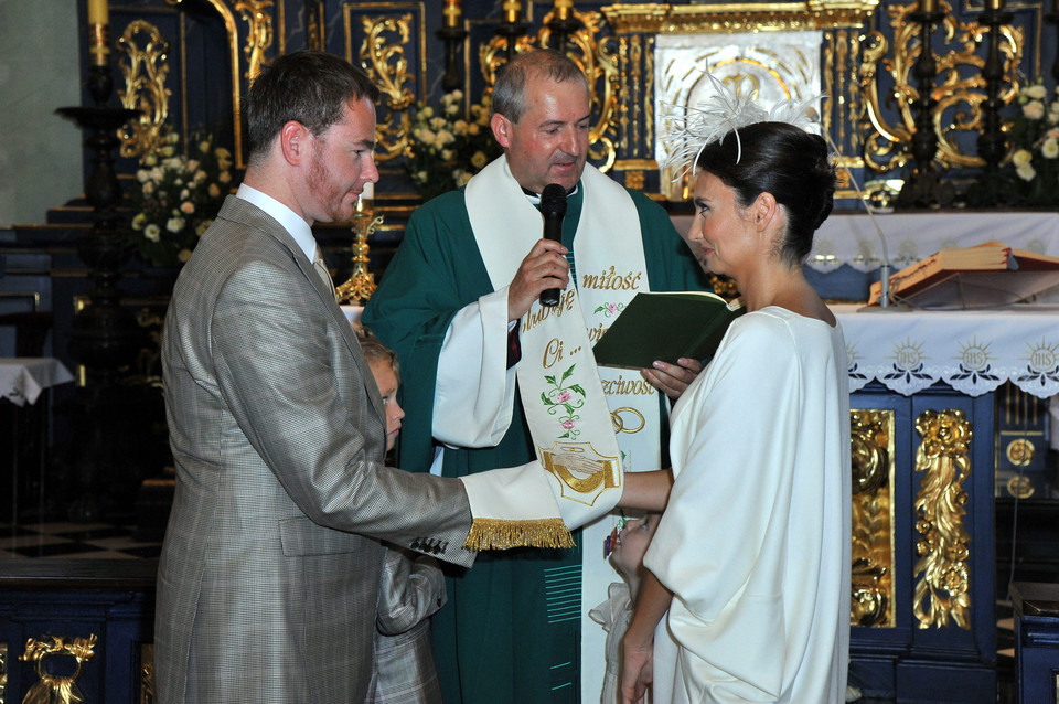 Dominika Kulczyk i Jan Lubomirski odnawiają przysięgę małżeńską, 2011 r. 