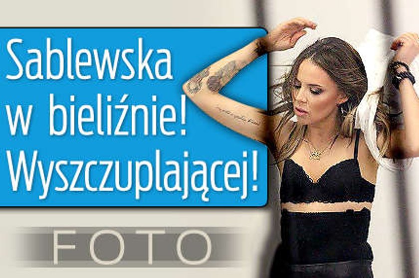 Sablewska w bieliźnie! Wyszczuplającej! FOTO