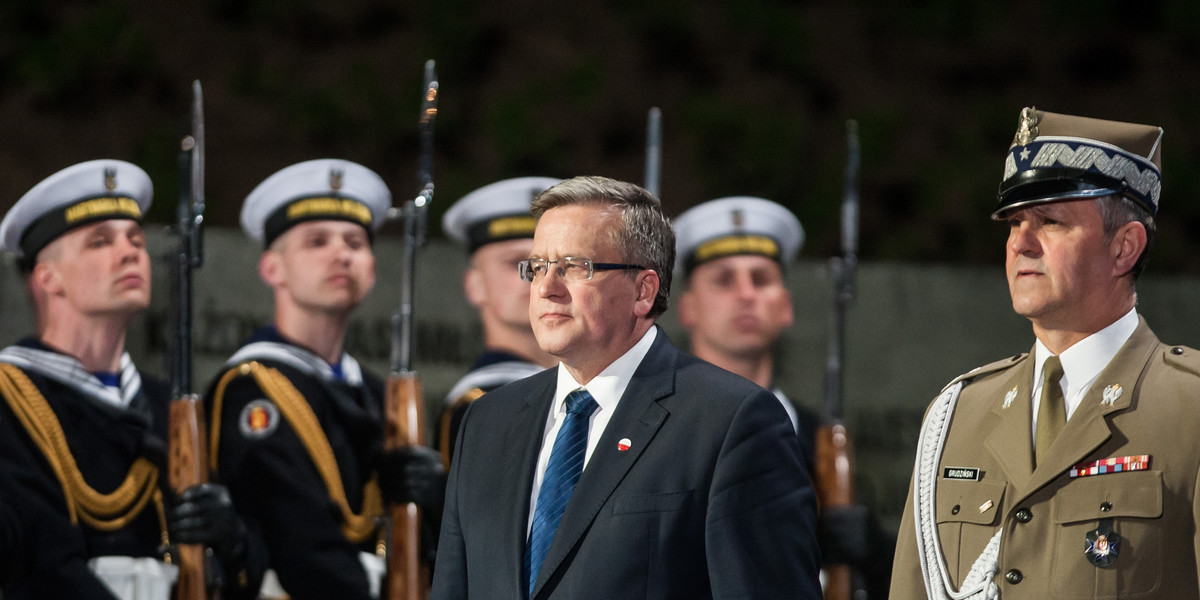 Rosjanie oburzeni słowami Komorowskiego na Westerplatte