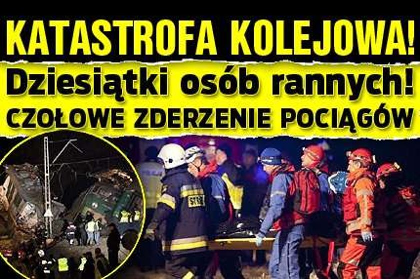 Katastrofa kolejowa. Oto tragiczny bilans