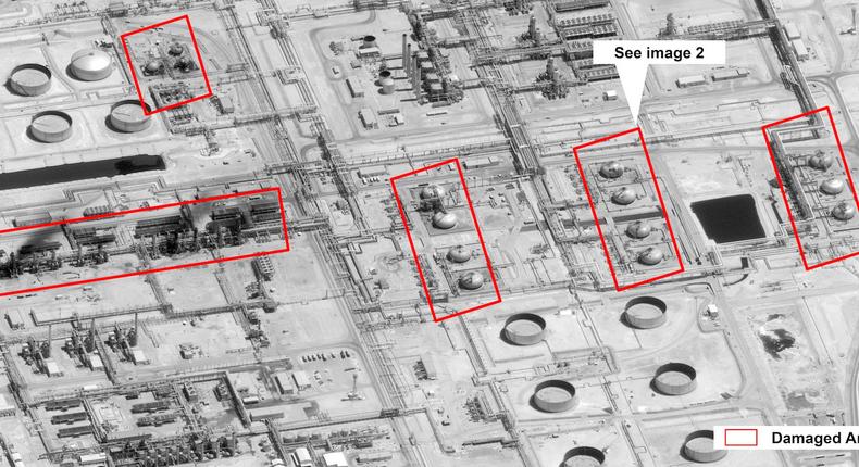 Saudi oil attack damage