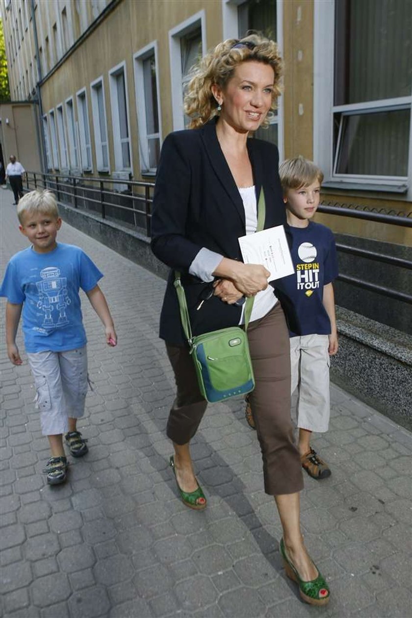 Trzepiecińska pokazała synów. Foto