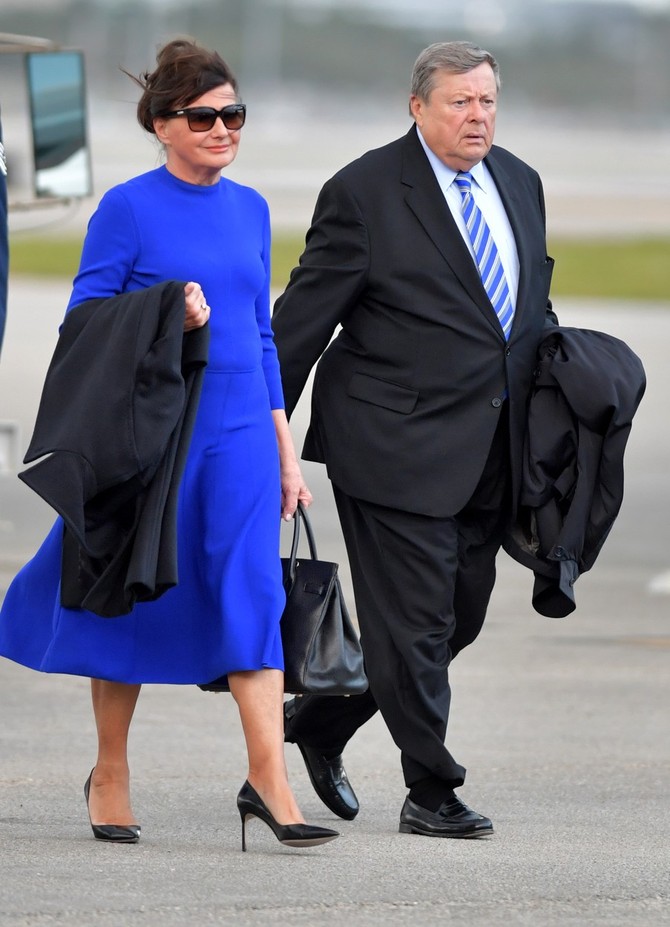 Roditelji Melanije Tramp Amalija i Viktor Knavs 2020. na Floridi   SMG/ Zuma Press
