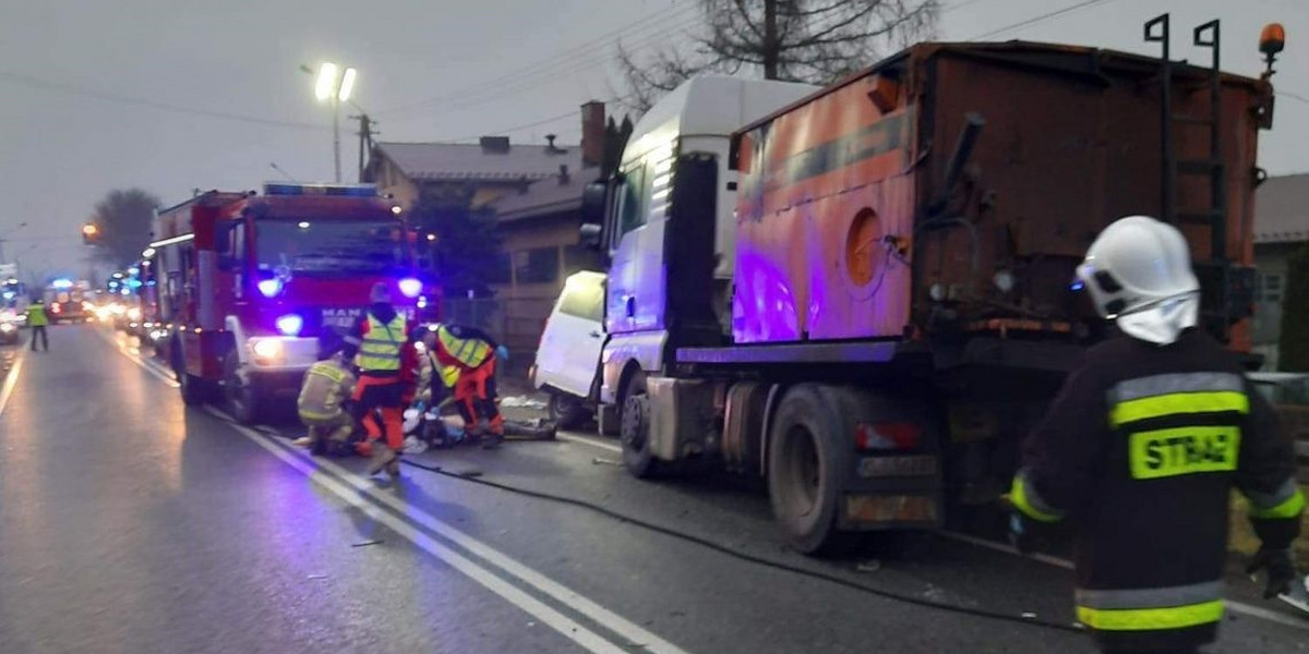 W Czchowie doszło do tragicznego wypadku.