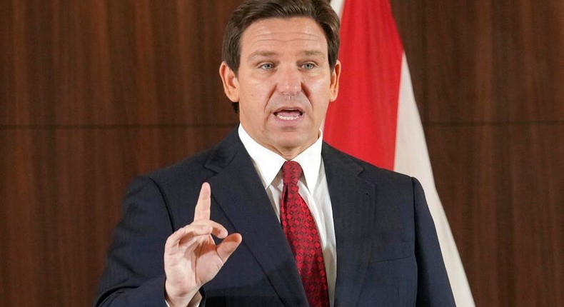 Gov. Ron DeSantis of Florida at a news conference in Miami, Fla., on January 26, 2023.AP Photo/Marta Lavandier