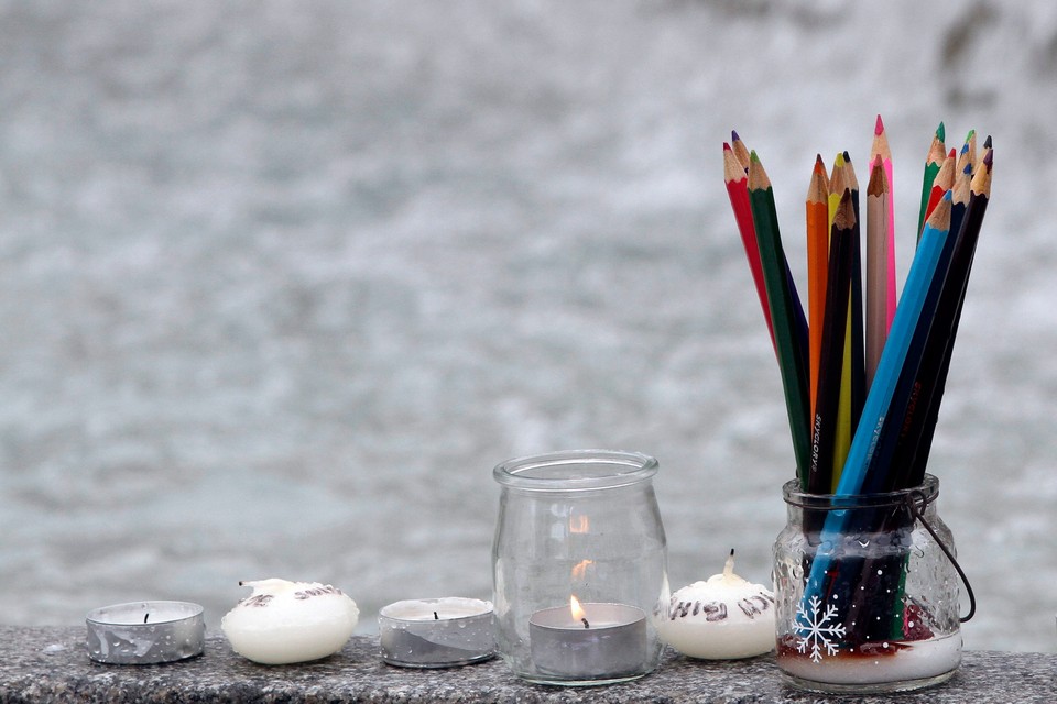 FRANCE CHARLIE HEBDO REPUBLICAN MARCH (Republican march in Nantes to pay tribute to victims of terrorist attacks in France )