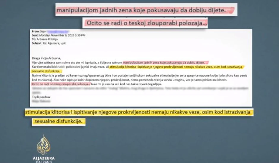 Stručnjaci osporavaju način pregleda doktora Čehića