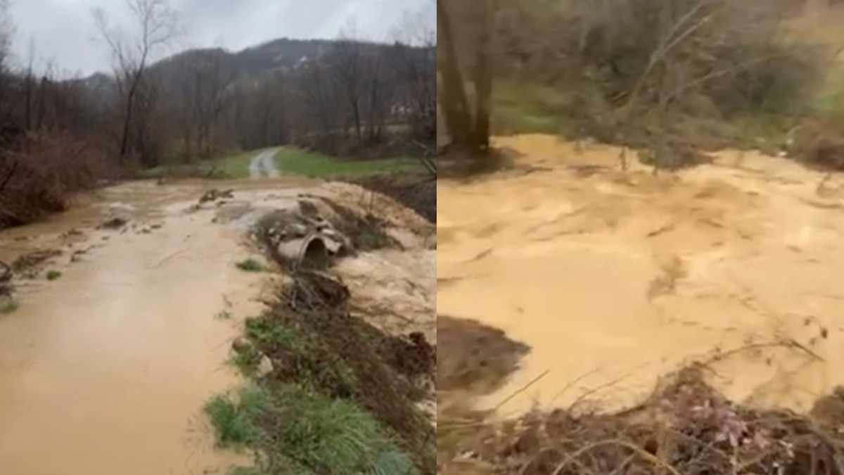 (VIDEO) IZLILI SE BUJIČNI POTOCI! Drama kod ovog grada Srbije: Meštani u panici