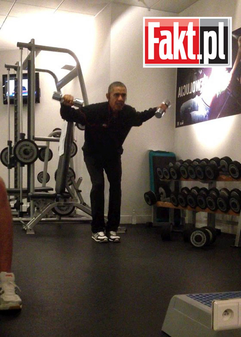 Barack Obama na siłowni