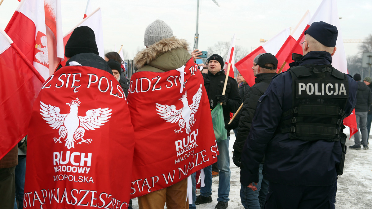 Oświęcim: narodowcy na obchodach wyzwolenia Auchwitz