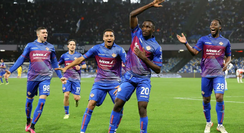 Afena-Gyan scores winning penalty as Cremonese beat Napoli in Coppa Italia