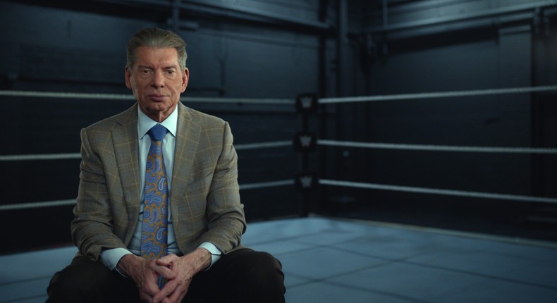 Vince McMahon interviewed for Mr. McMahon.Netflix