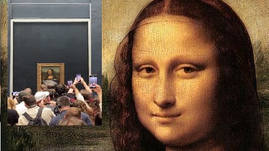 "Mona Lisa" zaatakowana tortem. Dantejskie sceny w paryskim Luwrze 