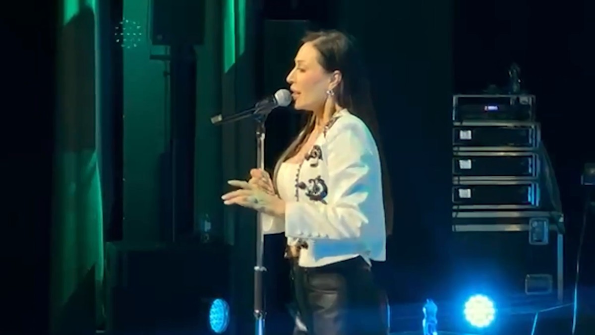 CRNE KOŽNE PANTALONE, GOLIŠAV STOMAK I KOSA DO STRUKA Ceca Ražnatović zapalila Cirih: Pokazala brutalnu liniju, publika pala u trans