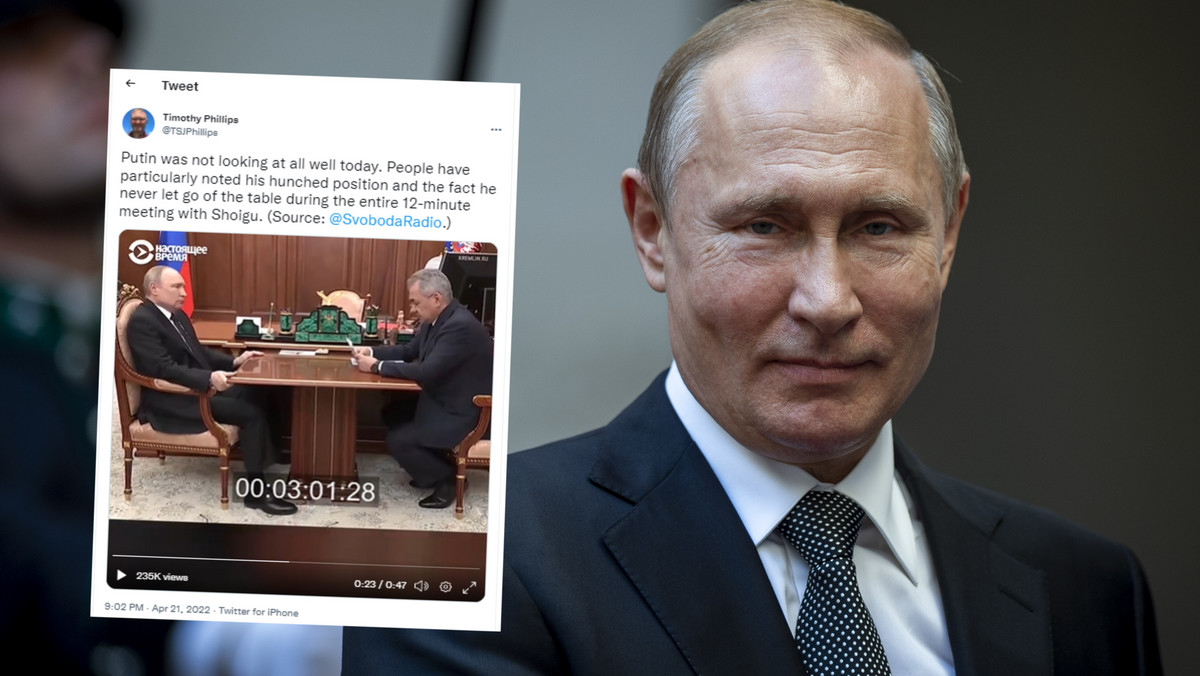 Putin ukrywa Parkinsona? "Z każdym dniem jest coraz gorzej" [WIDEO]