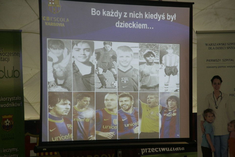 Spotkanie w FCB Escola Varsovia