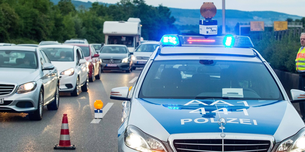 Pijany Polak szalał po niemieckiej autostradzie