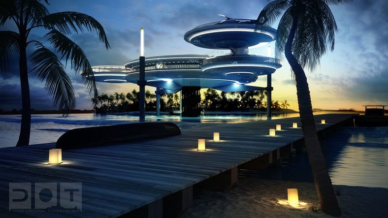 HOTEL PODWODNY WATER DISCUS zaprojektowany przez Polaków (2)