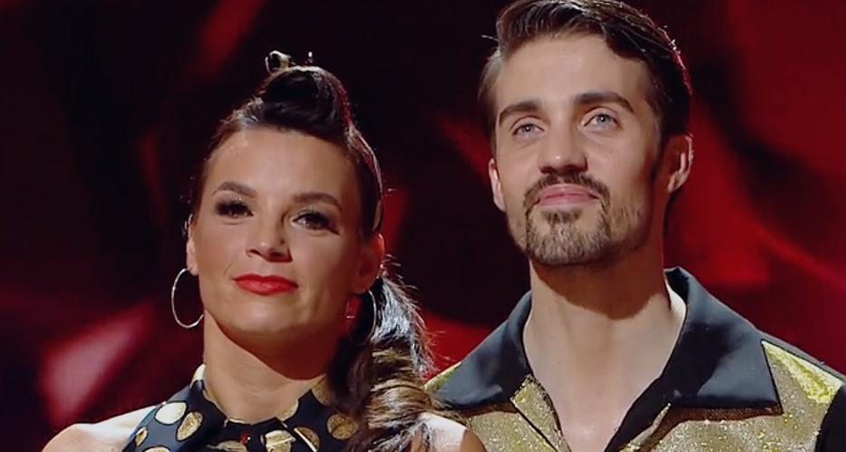 Berki Mazsinak újra izgulnia kellett a Dancing with the Stars-ban - forrás: TV2