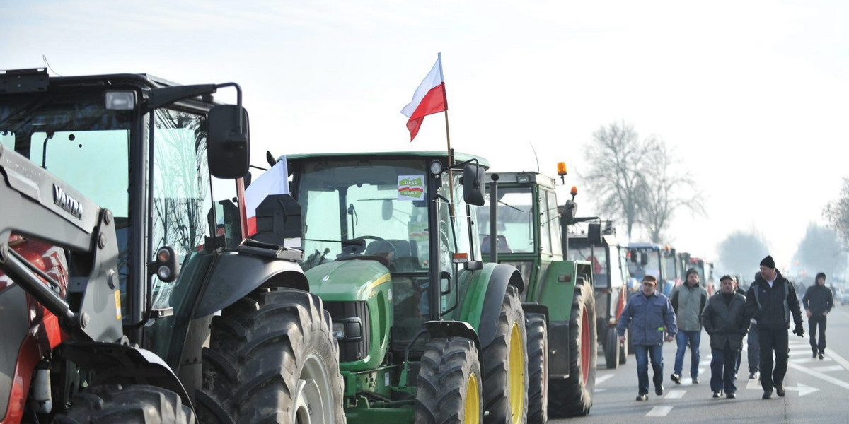 Protest Rolników.