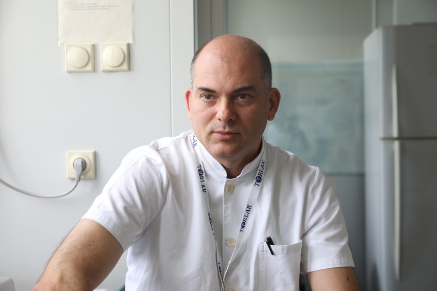 Dr Gordan Blagojević, imunolog Instituta "Torlak"
