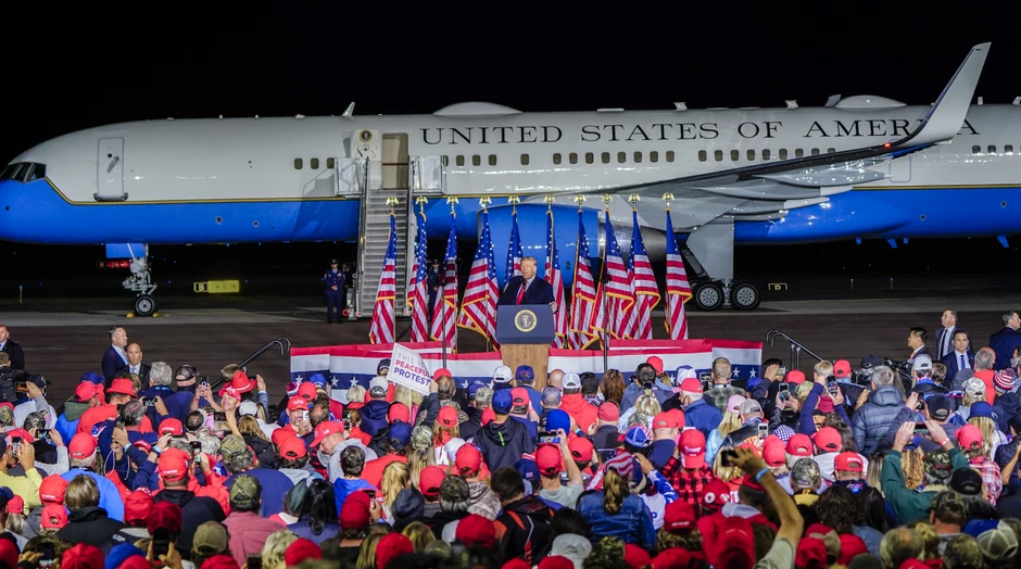 Trampov reli u Mosiniju, Viskonsin, 17. septembra