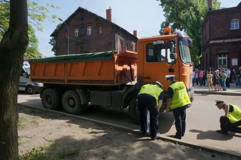 Ciężarówka rozjechała staruszkę w Zabrzu