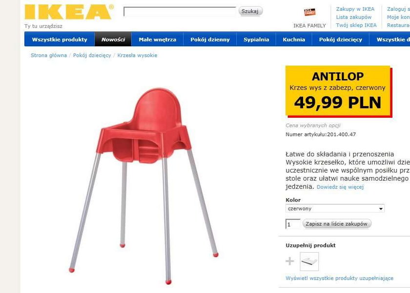 Uważaj ten mebel z Ikei jest niebezpieczny