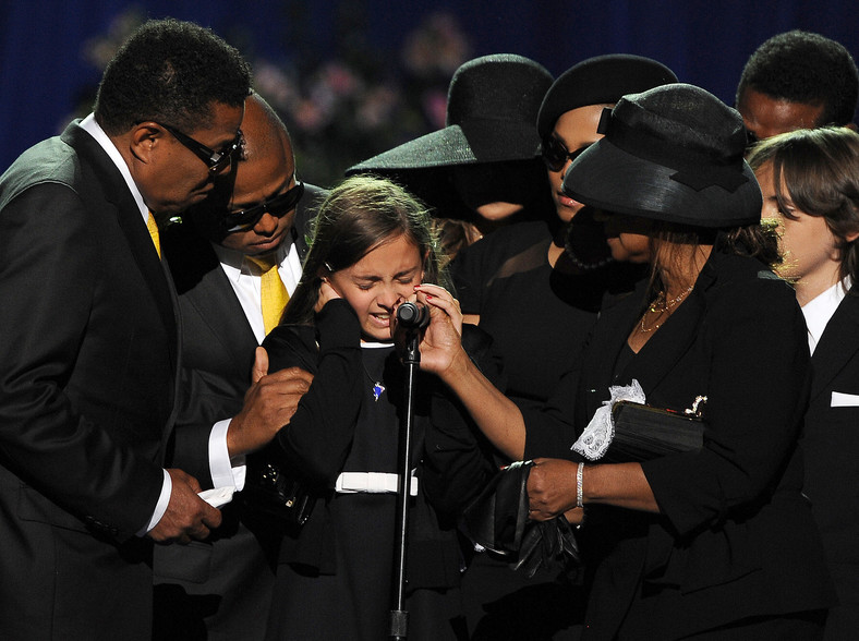 11-letnia Paris Jackson podczas zabiera głos podczas gali upamiętniającej jej ojca
